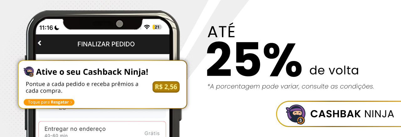 Conheça o Cliente Ninja, o plano de Cashback feito sob medida pra você!